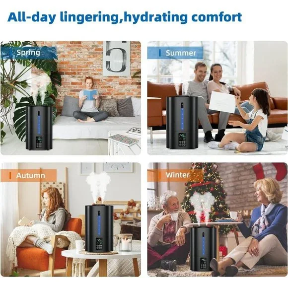 6L Humidifiers for Bedroom Large Room Home, Cool and Warm for Baby - Picture 9 of 9